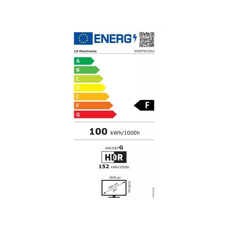 LG 65UR781C4K 65 4K Ultra HD Smart TV WiFi Negro - Televisor - Ítem5