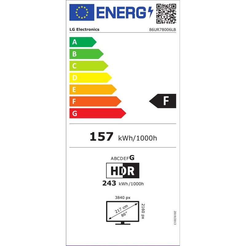 Smart TV LG 86 LED UHD 4k 86UR78006LB negro