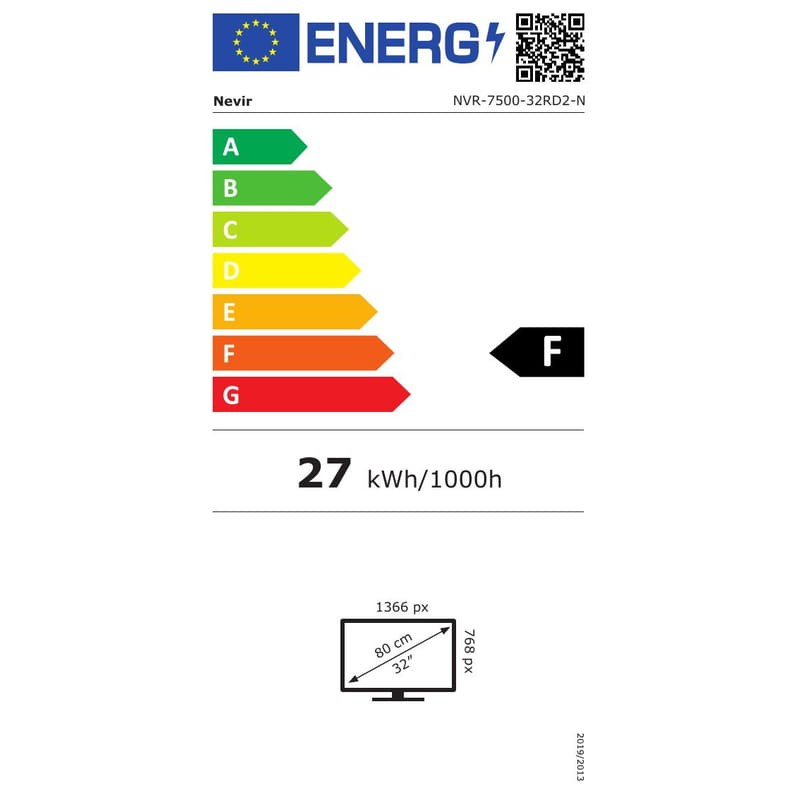 Nevir NVR-7500-32RD2-N TV 32