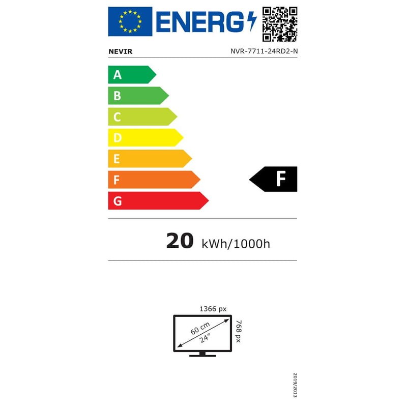 Nevir NVR-7711-24RD2-N 24 HD Noir - Télévision - Ítem2