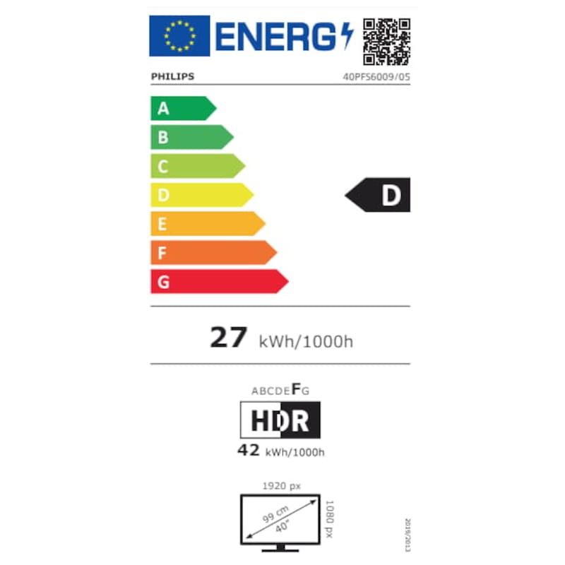 Philips 40PFS6009/12 40 FullHD Smart TV Wifi Negro - Televisor - Ítem3
