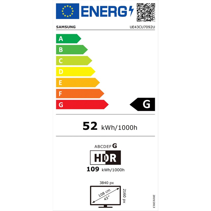 Samsung Series 7 UE43CU7092U 43 4K Ultra HD Smart TV Wifi Preto - Televisão - Item4