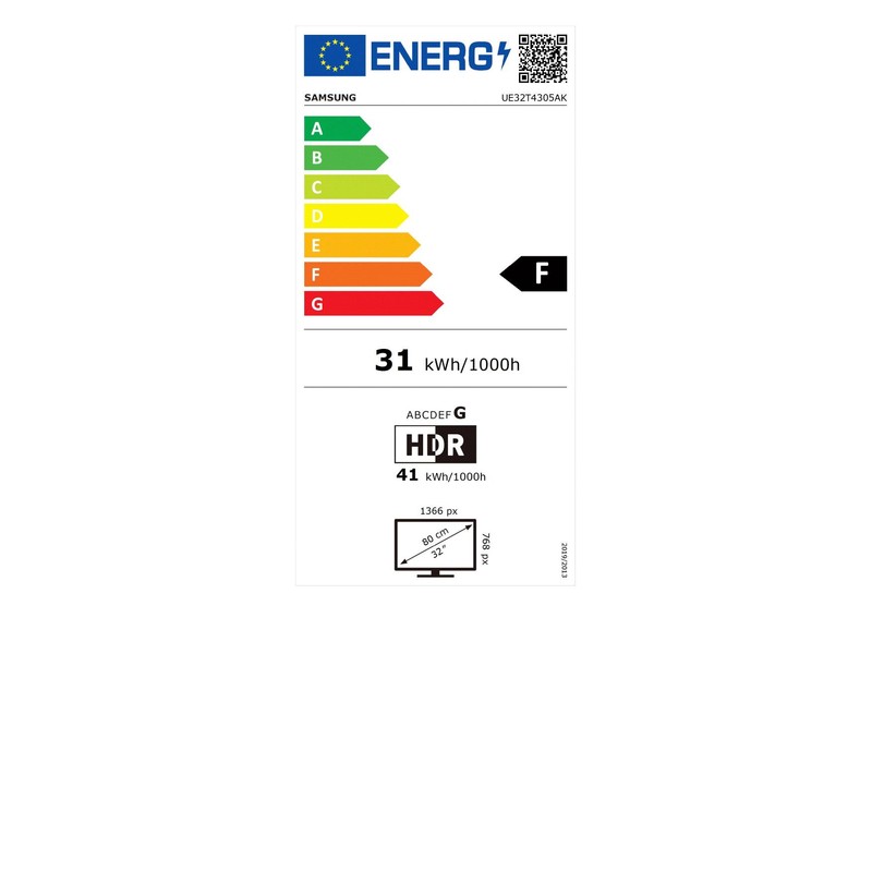 Samsung UE32T4305A 32 HD Smart TV Wifi Noir - Télévision - Ítem4
