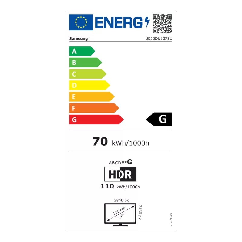 Samsung UE50DU8072UXXH 50 4K Ultra HD Smart TV Negro - Televisor - Ítem4