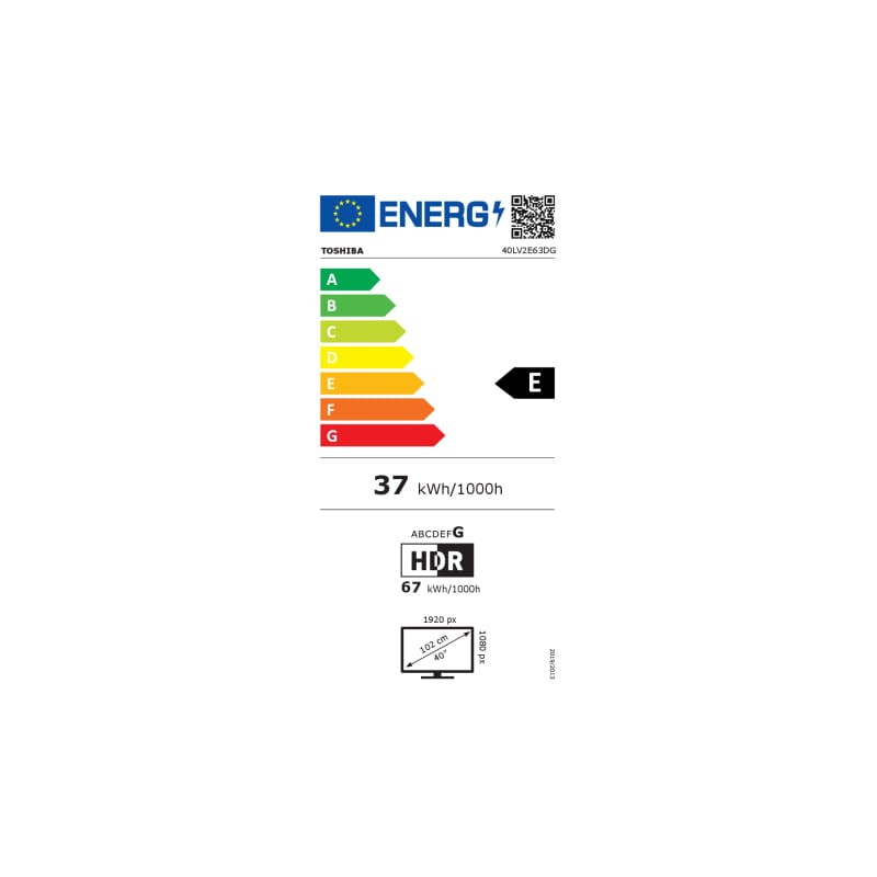 Toshiba 40LV2E63DG 40 4K UHD Smart TV Negro - Televisor - Ítem8