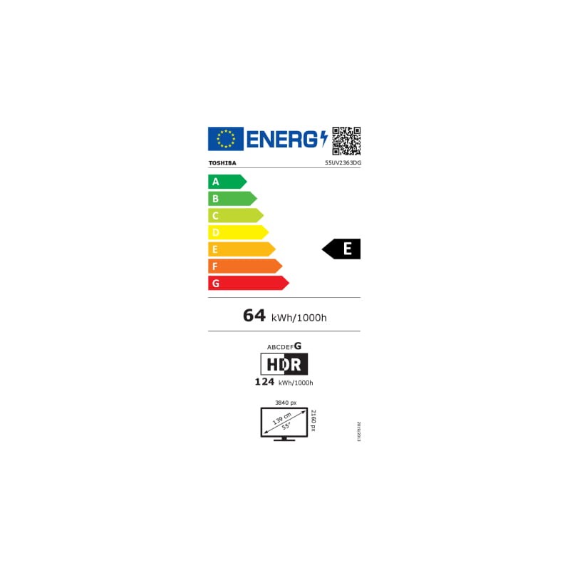 Toshiba 55UV2363DG 55 UHD Smart TV Negro - Televisor - Ítem5