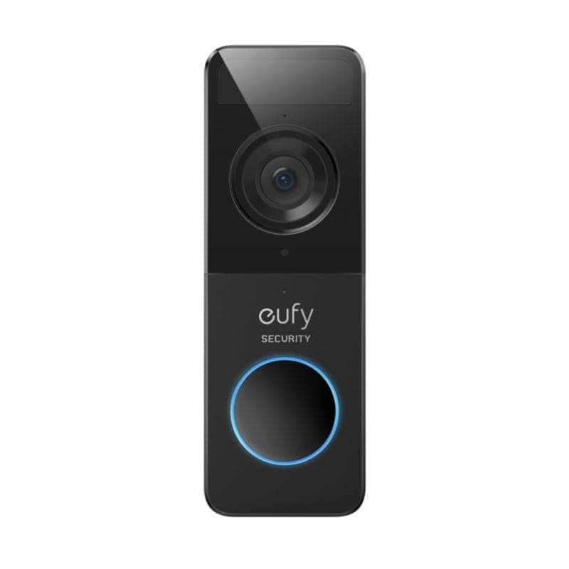 Vue avant du vidéophone Eufy Security C210 FHD WDR Noir/Blanc