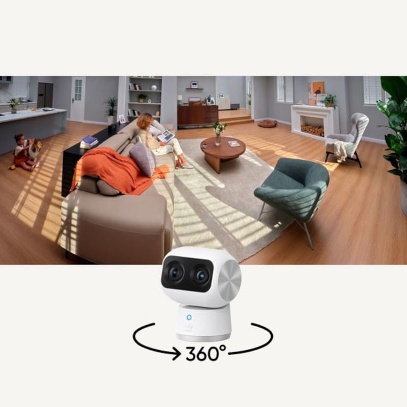 Eufy S350 Doble lente 4K Wi-Fi Dual Zoom 8× PTZ IA Blanco - Cámara de seguridad para interior - Ítem8