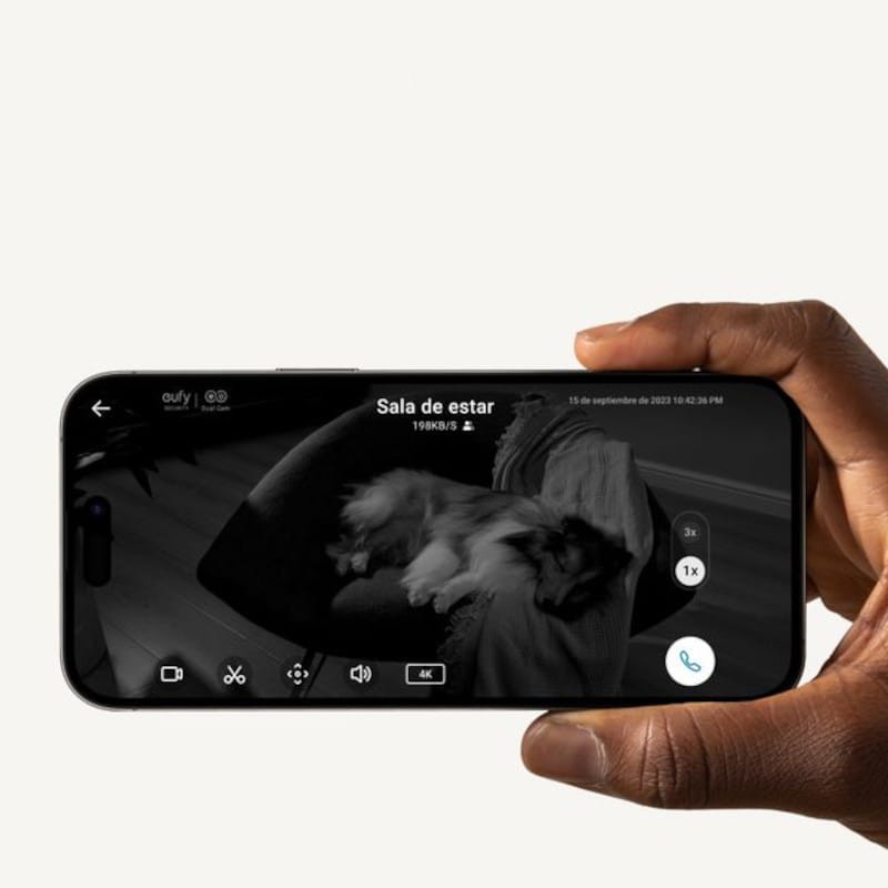 Eufy S350 Doble lente 4K Wi-Fi Dual Zoom 8× PTZ IA Blanco - Cámara de seguridad para interior - Ítem11