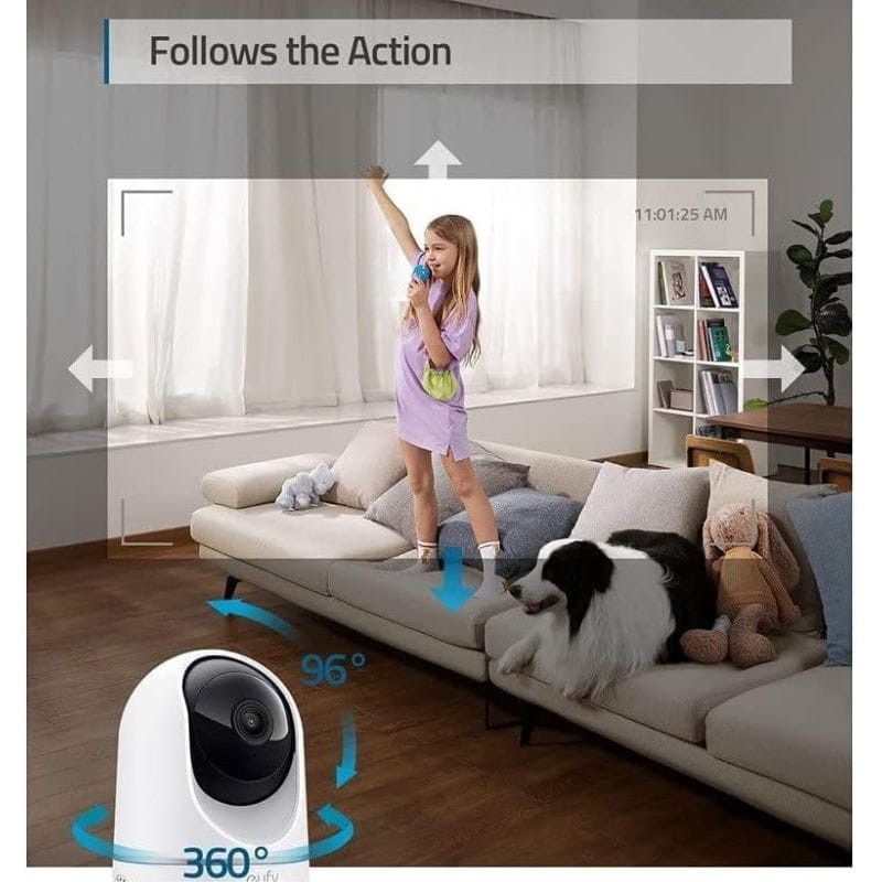 eufy Security T8410 2K WDR Zoom 8x IA Wi-Fi Blanco - Cámara de seguridad - Ítem1