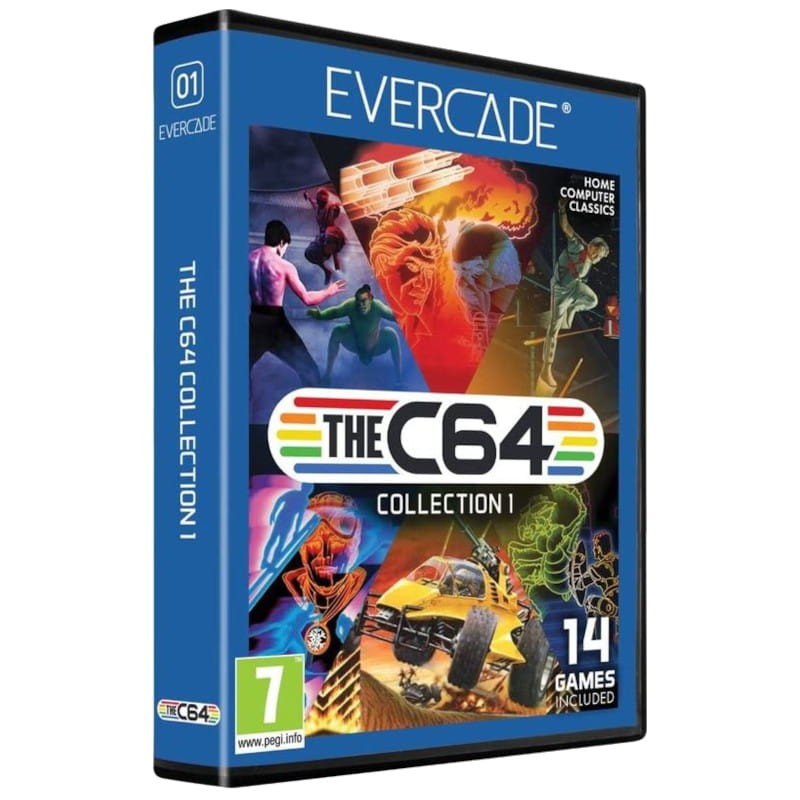 Jogo Retrô Evercade The C64 Collection 1 - 14 jogos