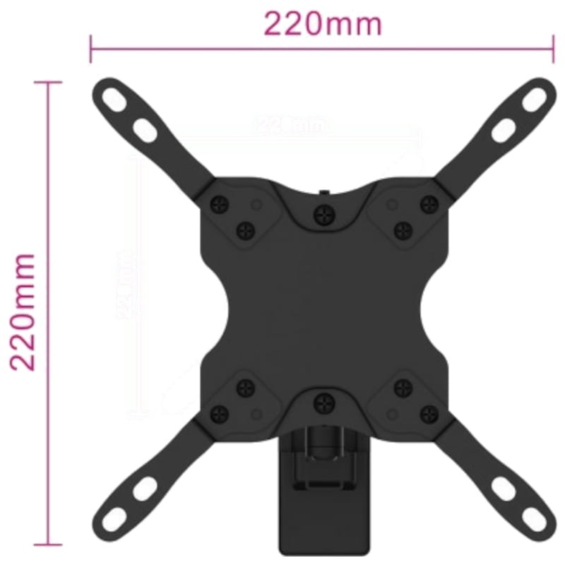 Ewent EW1522 giratorio e inclinable 42 200x200 mm Negro - Ítem1