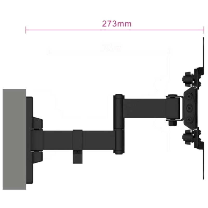 Ewent EW1522 giratorio e inclinable 42 200x200 mm Negro - Ítem2