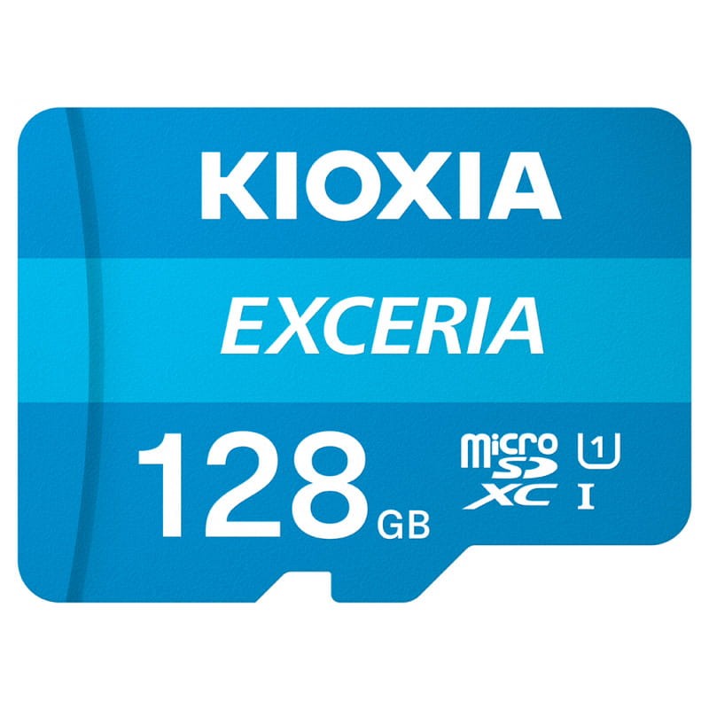 Kioxia Exceria 128 GB Clase 10 UHS-I U1 100 MB/s Azul - Tarjeta microSD - Ítem