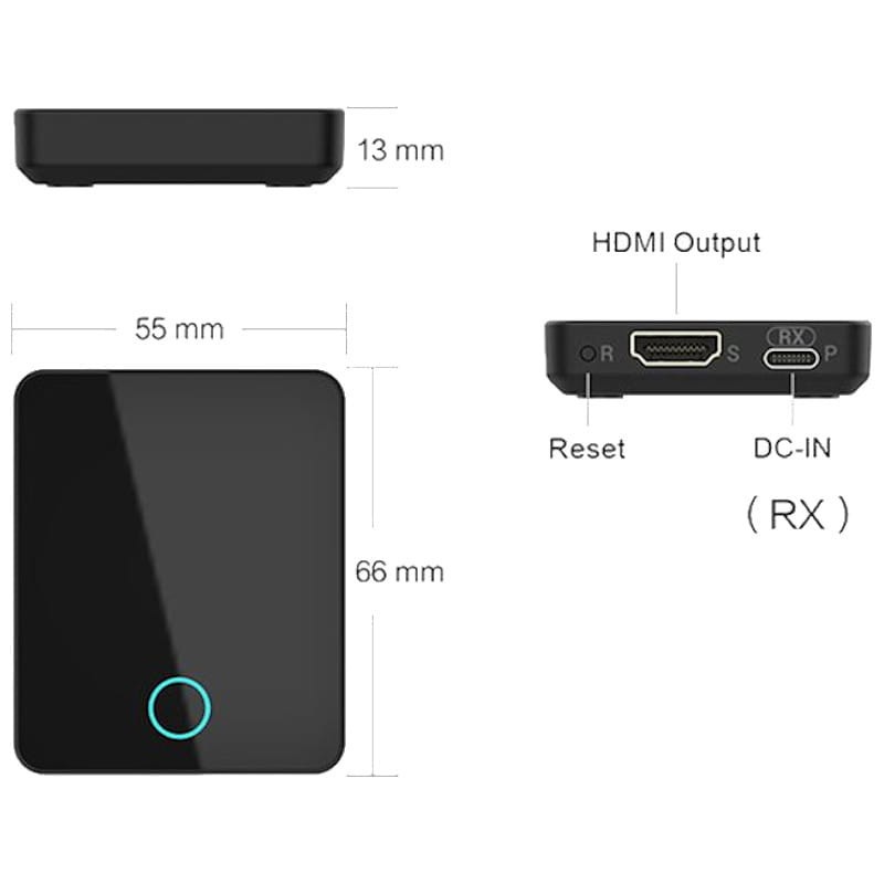 Extensor HDMI inalámbrico hasta 30m Receptor - Ítem4