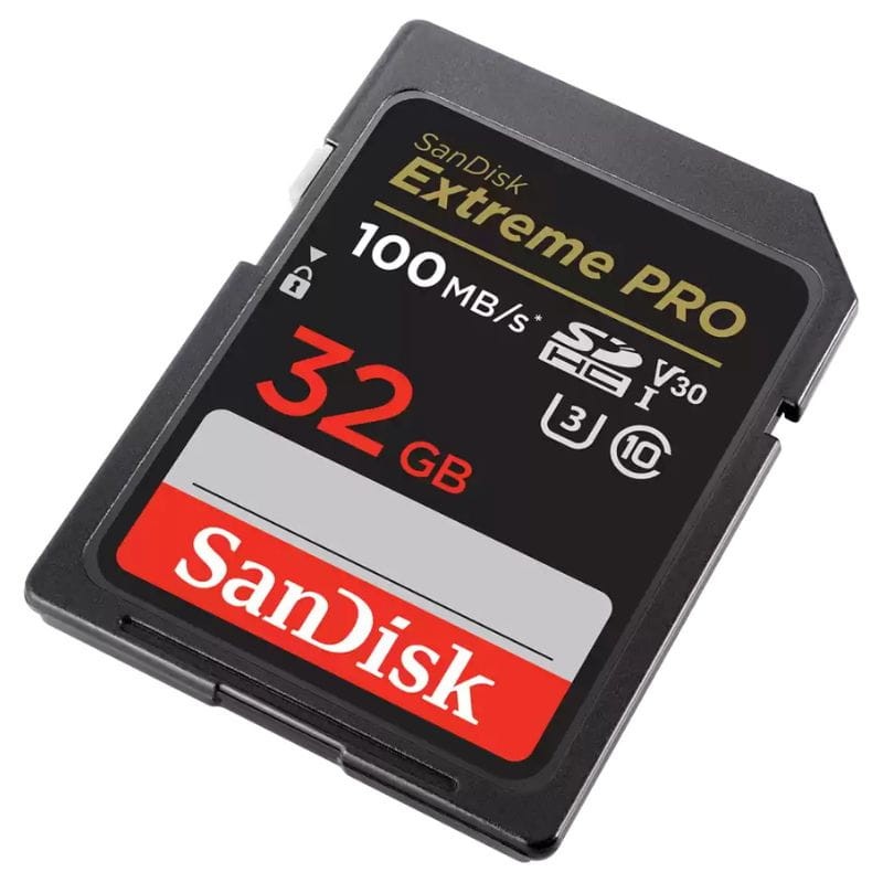 SanDisk Extreme PRO UHS-I 32 GB Class 10 U3 V30 Noir / Rouge - Carte SD - Ítem1