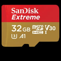 SanDisk Extreme UHS-I 32 GB U3 V30 A1 SDXC Amarelo / Vermelho - Cartão microSD