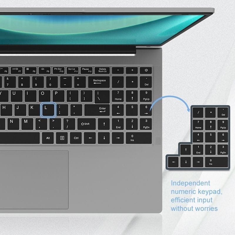 Jumper EZbook X8 Intel i5-12450H 16GB/512GB /15.6 Windows 11 Cinza - Portátil - Item3