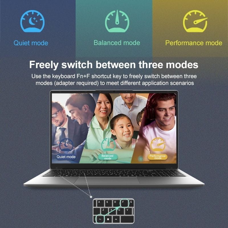 Jumper EZbook X8 Intel i5-12450H 16GB/512GB /15.6 Windows 11 Cinza - Portátil - Item4