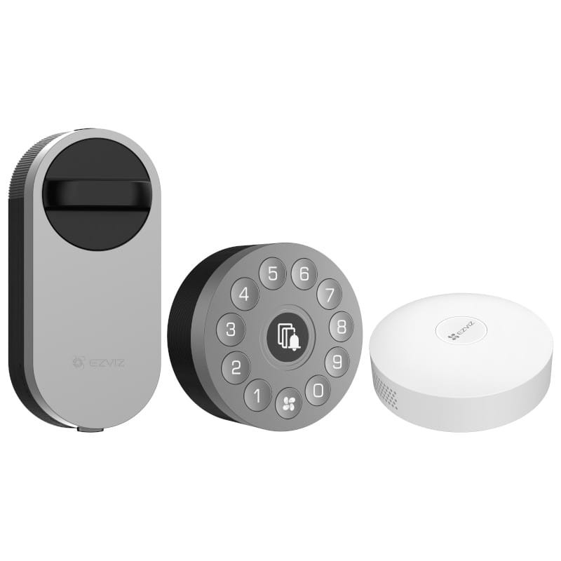 EZVIZ CS-DL01S + DL01CP + A3-BK Gris - Kit de verrouillage intelligent avec clavier et interrupteur de liaison - Ítem2