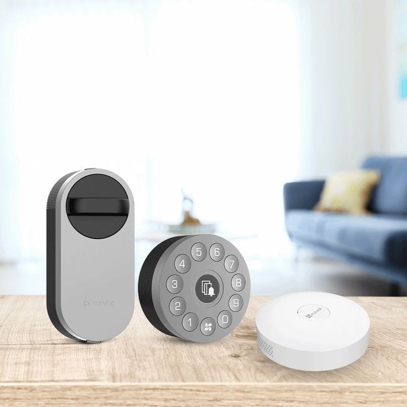 EZVIZ CS-DL01S + DL01CP + A3-BK Gris - Kit de verrouillage intelligent avec clavier et interrupteur de liaison - Ítem6