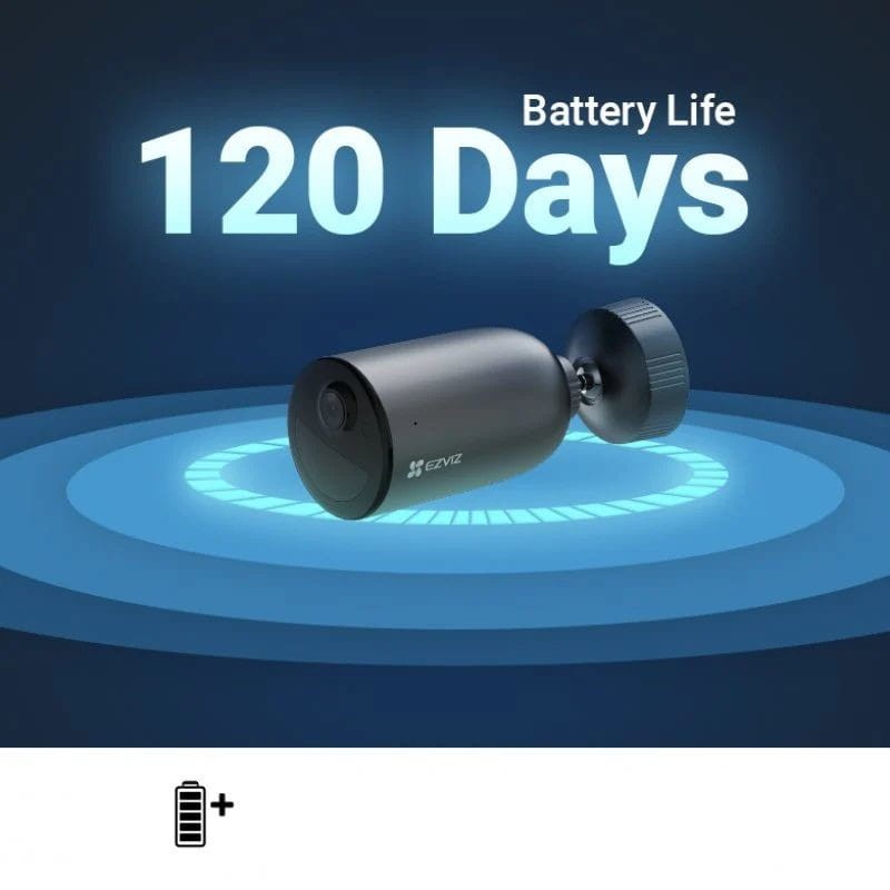 EZVIZ EB3 2K PIR Vision nocturne Audio bidirectionnel WiFi Batterie Noir - Caméra de sécurité IP - Ítem6