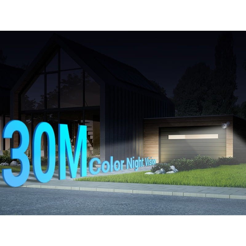 EZVIZ H3 3K Bullet 2880 x 1620 pixels Couleur Vision nocturne Plafond/Mur Blanc - Caméra de sécurité IP extérieure - Ítem3