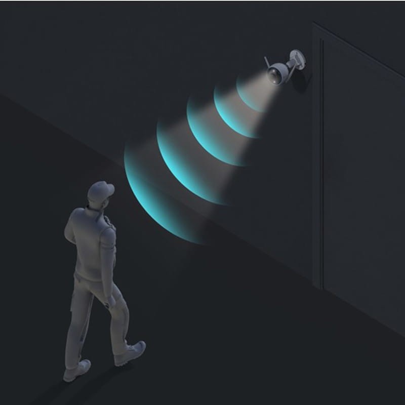 EZVIZ H3 3K Bullet 2880 x 1620 pixels Couleur Vision nocturne Plafond/Mur Blanc - Caméra de sécurité IP extérieure - Ítem4