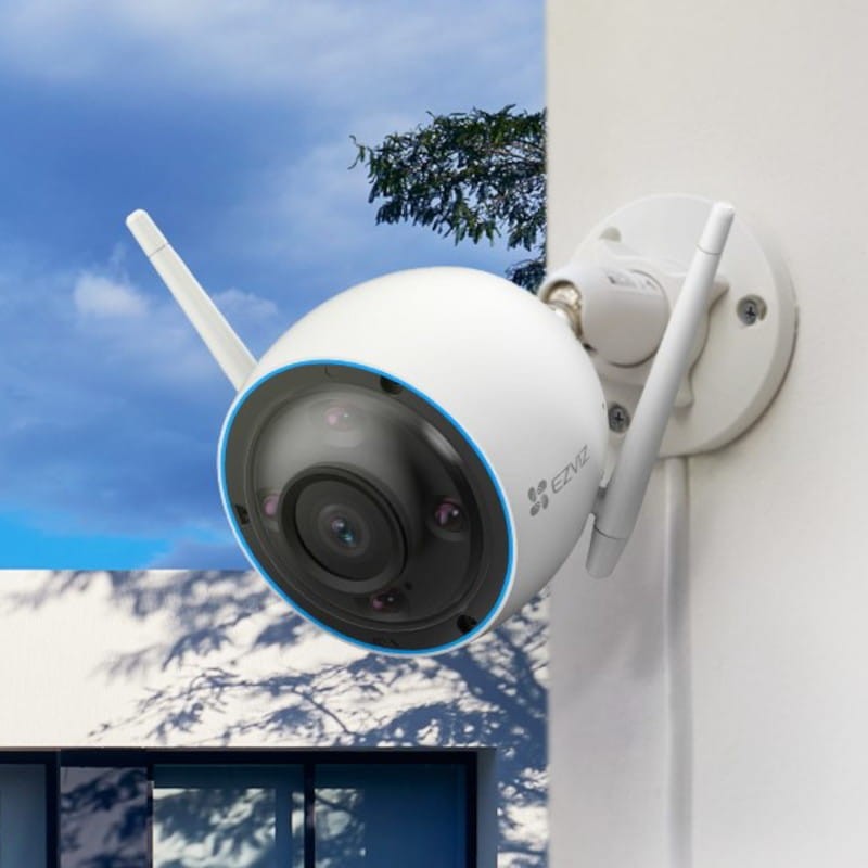 EZVIZ H3 3K Bullet 2880 x 1620 pixels Couleur Vision nocturne Plafond/Mur Blanc - Caméra de sécurité IP extérieure - Ítem6