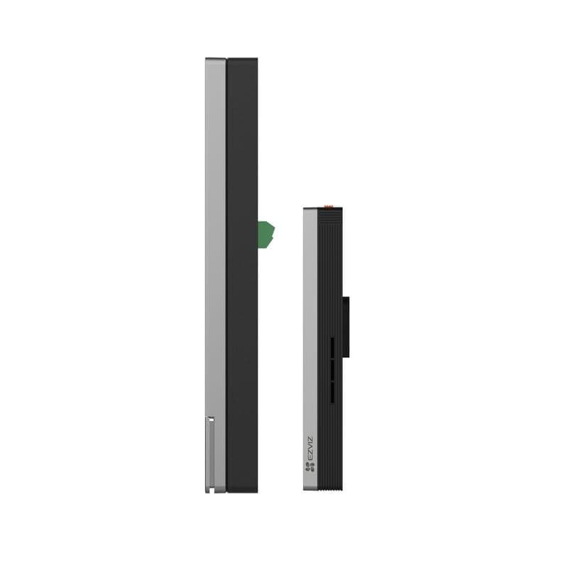 Latérale de EZVIZ HP7 2K Audio Bidirectionnel Argent - Interphone Vidéo