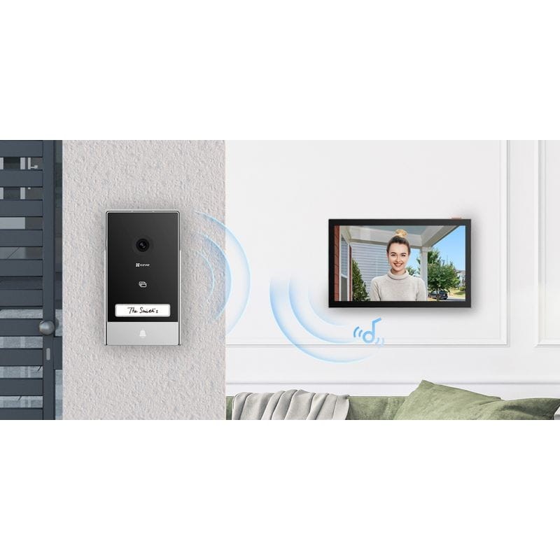 EZVIZ HP7 2K Áudio bidirecional Prata - Vídeo porteiro - Item9