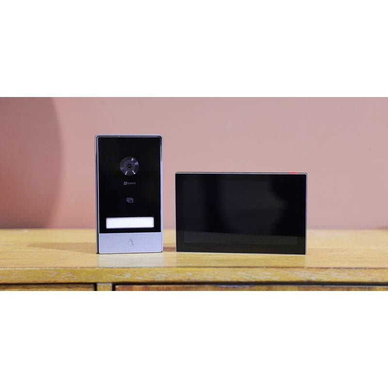 Trousse de EZVIZ HP7 2K Audio Bidirectionnel Argent - Interphone Vidéo