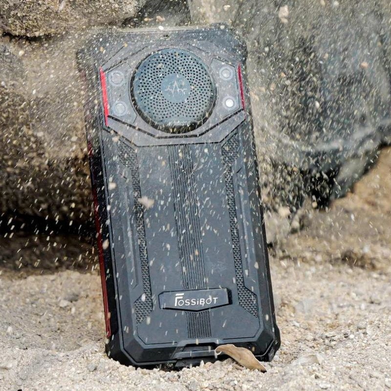 Cover Trasparente In TPU Morbido Per Fossibot F101P + Pellicola In Vetro Temperato Inclusa, Custodia Sottile Antiurto, Protezione Completa