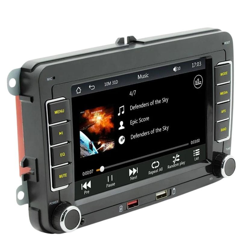 F9070C Bluetooth/Carplay/USB Noir - Autoradio 2 DIN - Ítem1