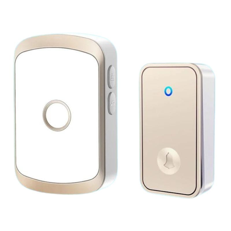 Campainha sem fios sem pilhas Cacazi FA-30 Pro Ouro Branco - Item