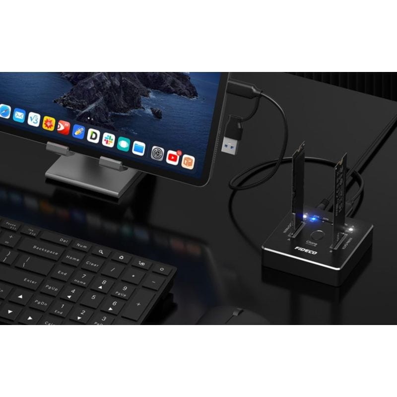 FIDECO M2288 M.2 NVMe/SATA 20Gbps - Station d'accueil SSD - Ítem4
