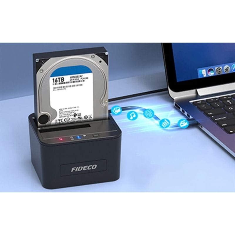 FIDECO YPZ04S2 USB 3.0 SATA - Estación Docking de clonado HDD/SSD - Ítem2