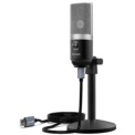 Fifine K670 Microfone USB Prateado para Gravação e Transmissão em PC - Item