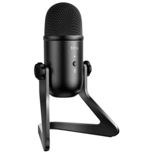 Fifine K678 USB Microphone Black for PC Recording and Transmission