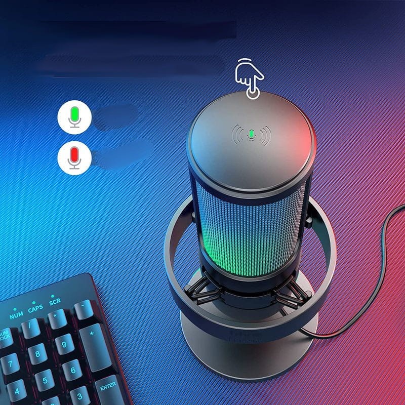 Fifine AmpliGame A8 RGB Microfone USB Tipo C para gravação e streaming no PC - Item2