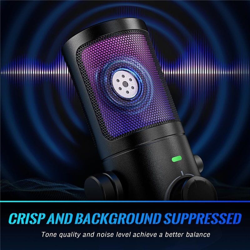 Fifine AmpliGame AM6 Negro - Micrófono USB para Grabación y Transmisión - Ítem6