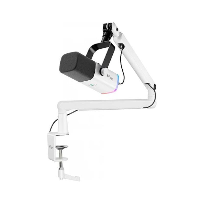 Fifine AmpliGame TAM8 Micrófono USB para Grabación y Transmisión Blanco - Ítem