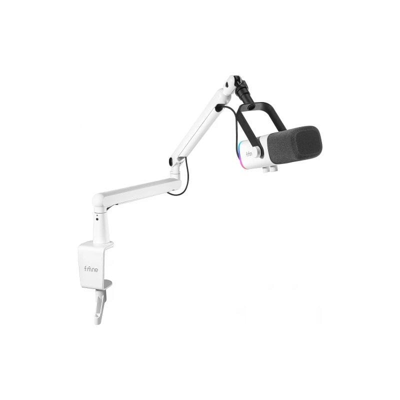 Fifine AmpliGame TAM8 Micrófono USB para Grabación y Transmisión Blanco - Ítem2