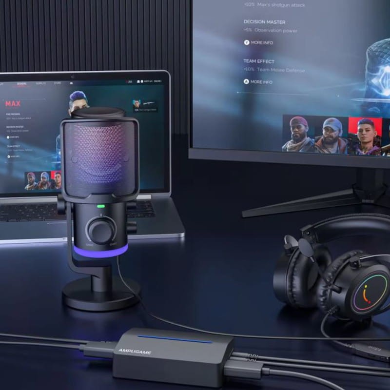 FIFINE AmpliGame V3 Capture Card Negro - Capturadora de Vídeo - Ítem3