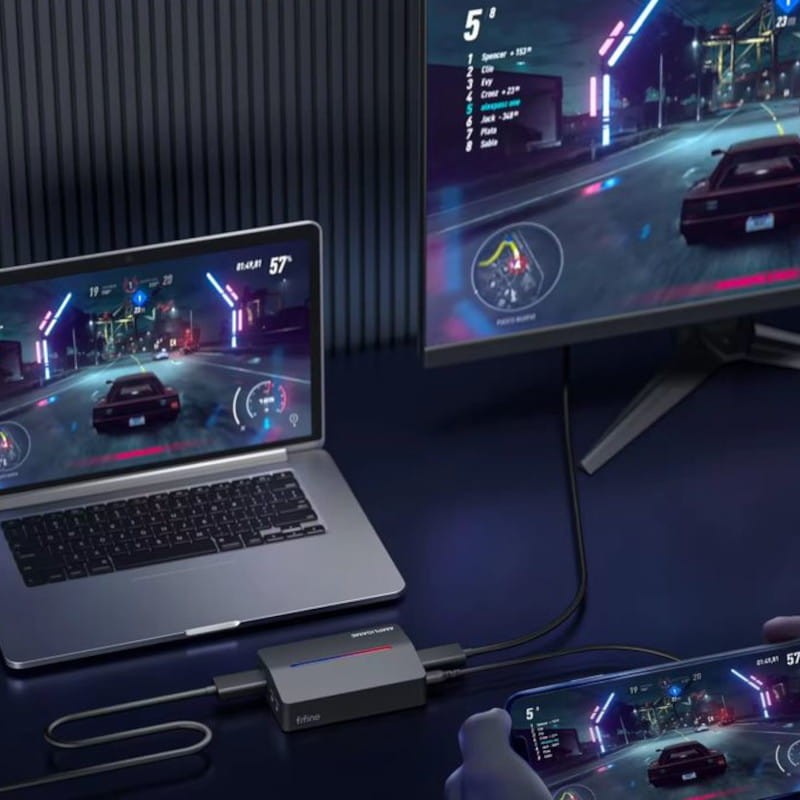 FIFINE AmpliGame V3 Capture Card Negro - Capturadora de Vídeo - Ítem4