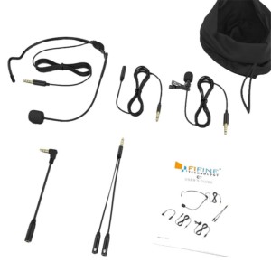 Fifine C1 Lavalier Microphone with Headset