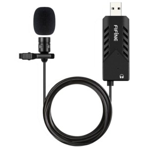 Fifine K053 Micrófono de Solapa USB