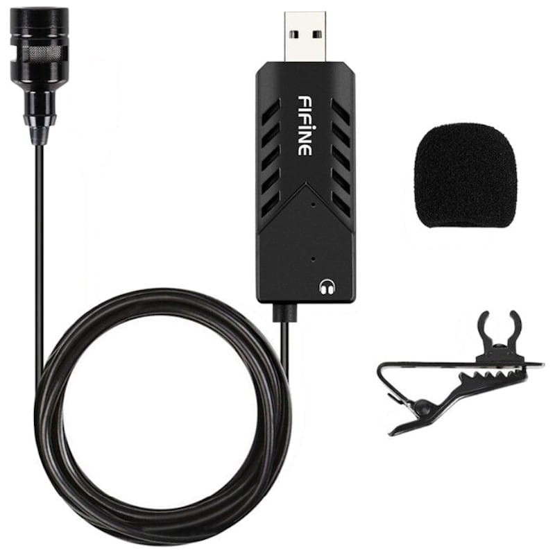 Fifine K053 Micrófono de Solapa USB - Ítem5