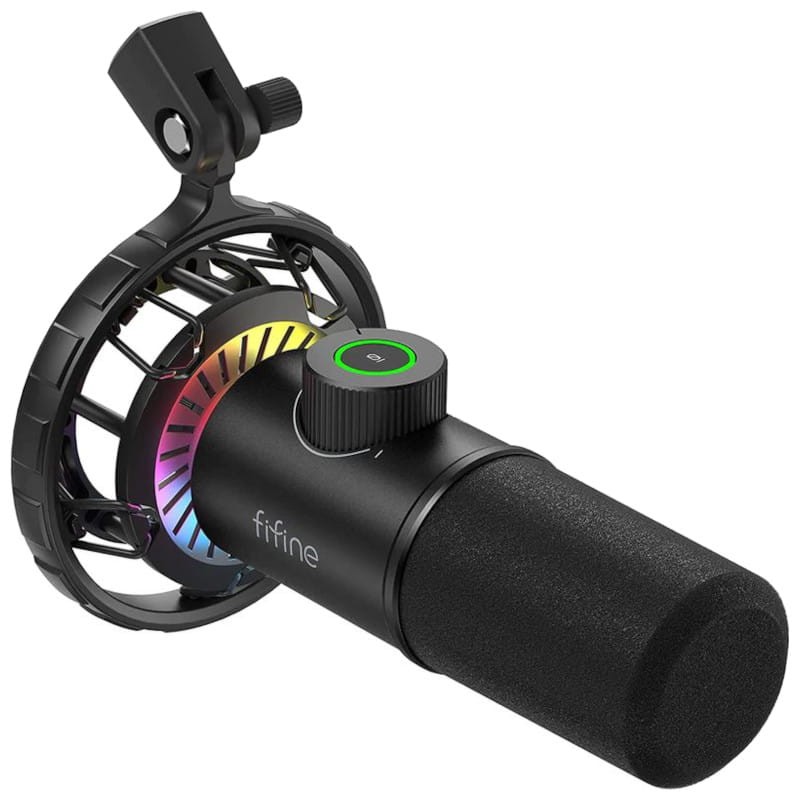 Fifine K658 RGB Microphone USB pour Enregistrement et Streaming sur PC - Ítem