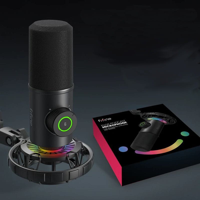 Fifine K658 RGB Microphone USB pour Enregistrement et Streaming sur PC - Ítem2